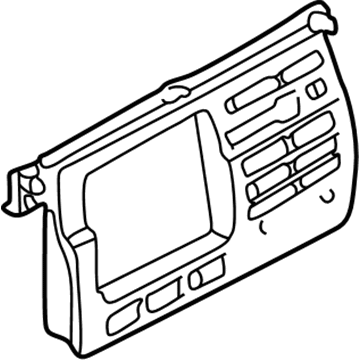 BMW 65-52-8-383-337 On Board Monitor Cover
