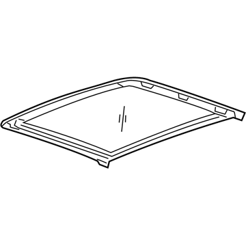 GM 84374350 Sunroof Glass