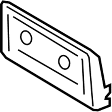 Ford DP5Z-17A385-AA License Bracket