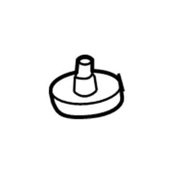 Lexus 51979-60020 Cushion, Spare Wheel Carrier Protector