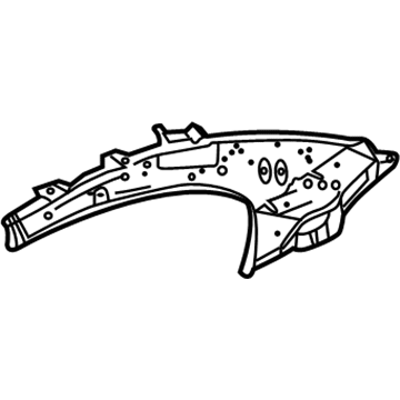 BMW 41-32-7-111-301 C-Pillar, Inner Top Left