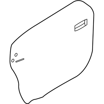 Hyundai 83391-4D000 Seal-Rear Door Trim LH