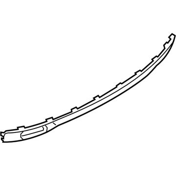 BMW 51-12-8-047-363 Bumper Trim Panel, Rear Bottom Primed