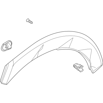 Hyundai 87742-GI000-CA GARNISH ASSY-QTR SIDE, RH