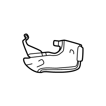 Lexus 61653-F6010 BRACKET, DECK SIDE T