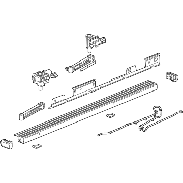 GM 84378779 Step Bar Assembly