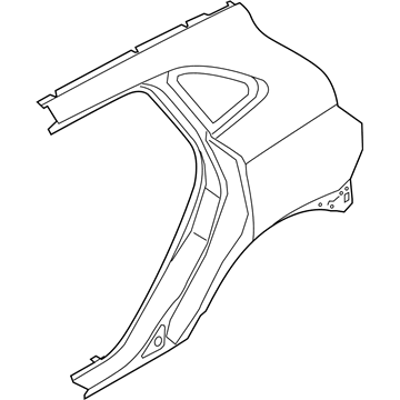 Ford EJ7Z-7827840-A Quarter Panel