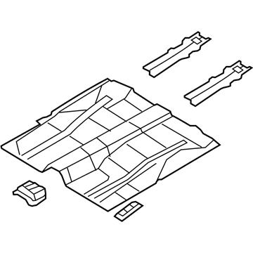 Ford 7T4Z-7811141-A Front Floor Pan