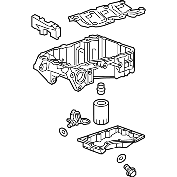 GM 12719108 Oil Pan