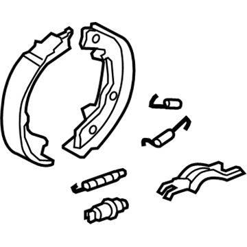 Hyundai 58310-1G300 Brake Assembly-Parking Rear, LH