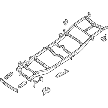 Nissan 50100-ZV00A Frame