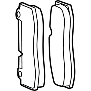 Mopar 68307707AA Front Disc Brake Pad Kit