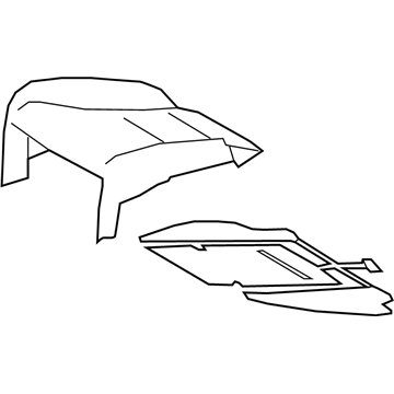 Lexus 71075-50N50-A0 Cover Sub-Assy, RR S