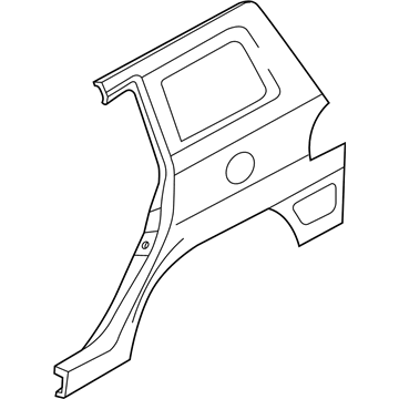 Hyundai 71503-26B00 Panel Assembly-Quarter Outer, LH