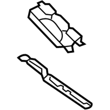 Nissan 88056-3JA0A Brace-Rear Seat