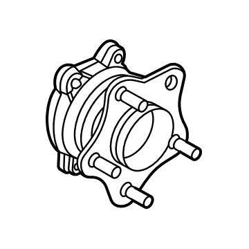 Nissan 43202-5MP1A HUB ASSY-REAR AXLE