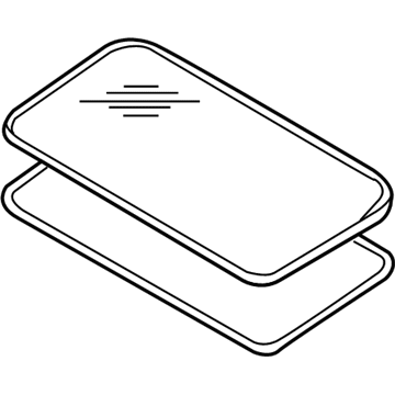 Infiniti 91210-1BA1A Lid Assy-Sunroof, Slide