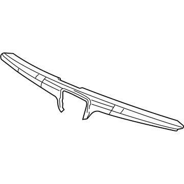 Honda 71122-SDA-A10 Molding, FR. Grille (Chrome)