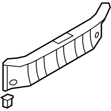 Nissan 84992-1ES0A Plate Luggage Rear
