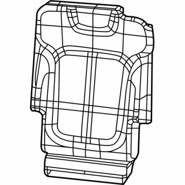 Mopar 7GH40TX7AD COVER-REAR SEAT BACK