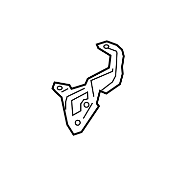 BMW 41-00-9-466-087 SIDE PANEL BRACKET, FRONT LE
