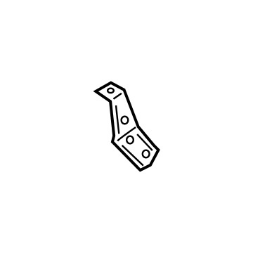 BMW 41-00-9-466-089 SIDE PANEL BRACKET, FRONT LE