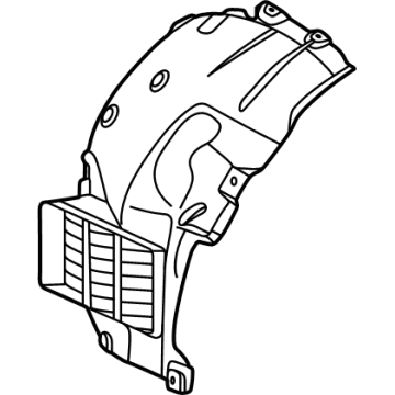 BMW 51-71-8-070-503 COVER, WHEELHOUSING, FR. SEC