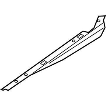 BMW 51-76-7-486-825 SEALING SIDE PANEL, LEFT