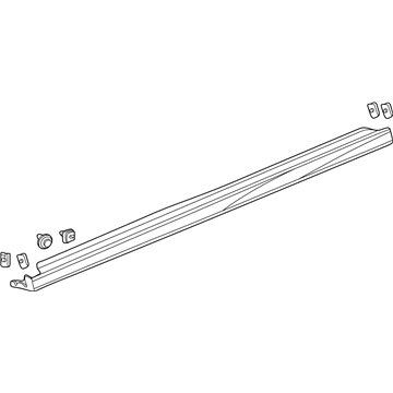 Honda 71800-TK8-A20ZA Garnish, R. *NH533*