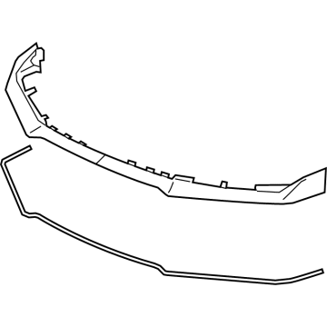 Honda 71102-TGH-A00 Spoiler, Front (Lower)