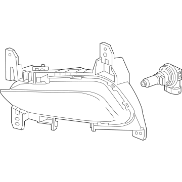 GM 42536910 Fog Lamp Assembly