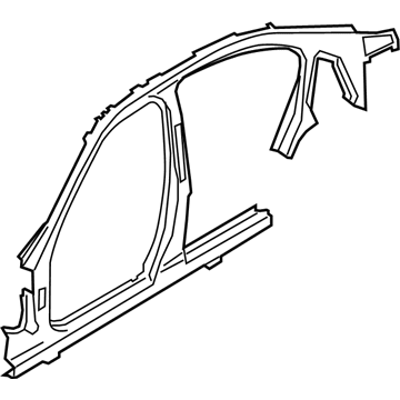 BMW 41-00-7-427-481 Side Frame, Middle Left