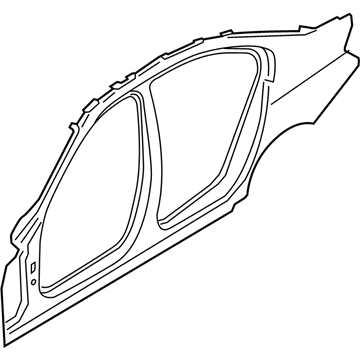 BMW 41-21-7-298-011 Side Frame, Exterior, Left