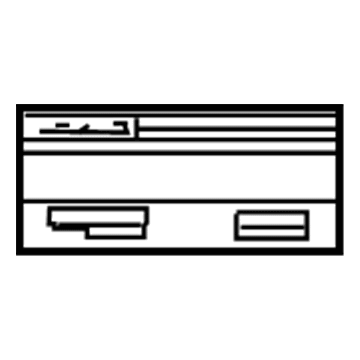 Lexus 11298-31260 Label, Emission Control Information