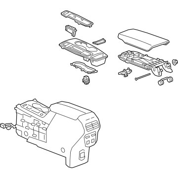 GM 84993672 Center Console