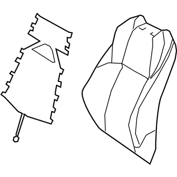 Toyota 71074-F4101-B3 Seat Back Cover