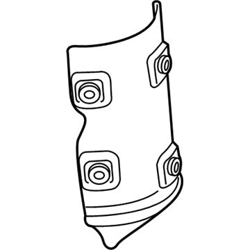GM 12673190 Converter Shield