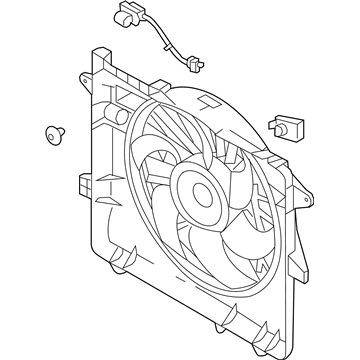 Ford DR3Z-8C607-D Fan Module