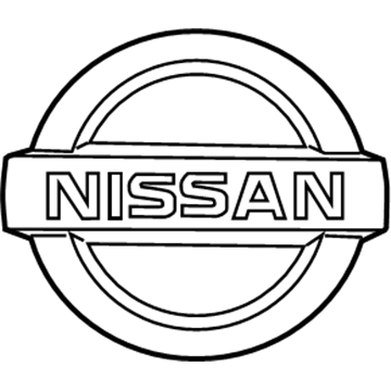 Nissan 90890-CN00A Rear Emblem