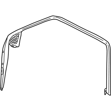 BMW 51-33-8-212-521 Cover, Window Frame, Left