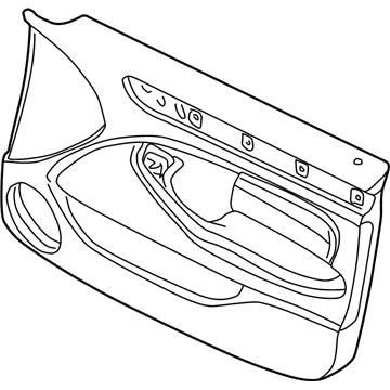 BMW 51-41-8-217-203 Door Trim Panel, Front Left