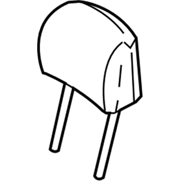 BMW 52-10-3-421-954 Headrest Imitation Leather