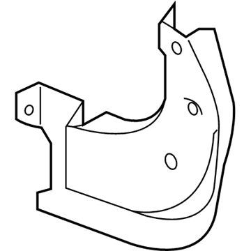 Kia 86832B2000 Guard Assembly-Front Wheel