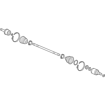 Honda 42310-3W1-A01 DRIVESHAFT ASSY-, R
