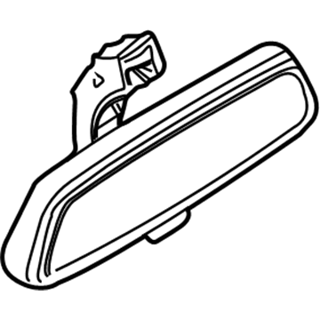 BMW 51-16-9-134-425 Interior Mirror, Manual / Led / Ir