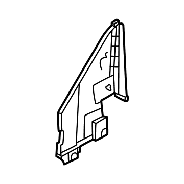 Nissan 80292-6LE5A Cover-Front Door Corner, Inner RH