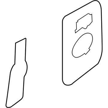 Nissan 82860-ZT01A Seal Rear Door