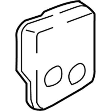 Hyundai 83393-G3000 Pad-Rear Door Impact, LH