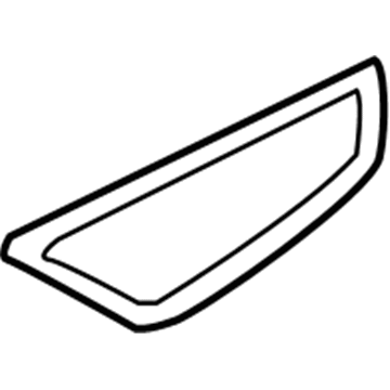 Hyundai 83732-G3000-TRY Cover Assembly-Rear Door Pull Handle, LH