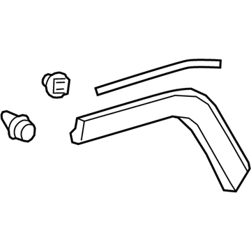 Toyota 75605-0R090 Wheel Opening Molding